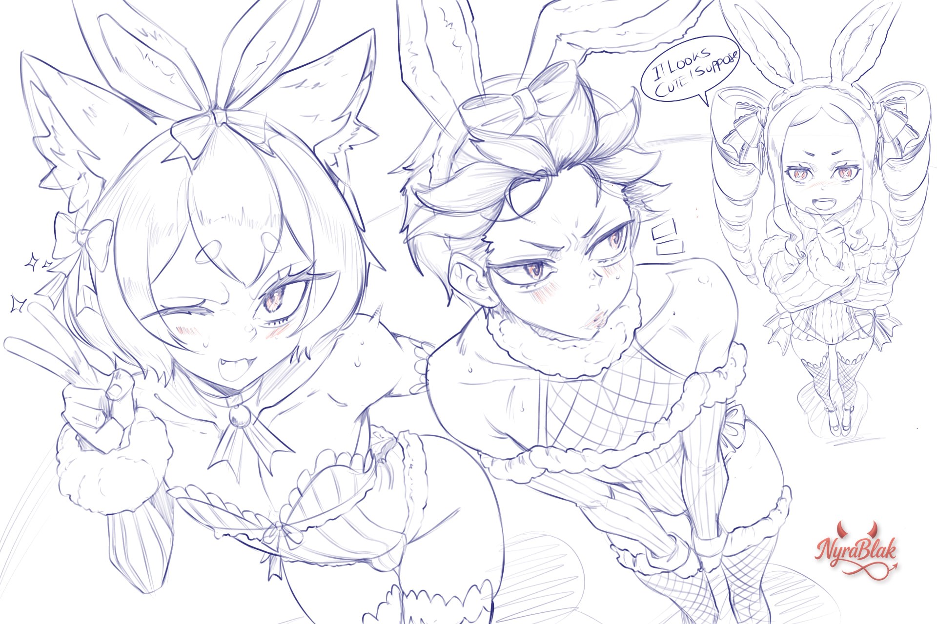 Cute, I Suppose — Sketch by NyraBlak